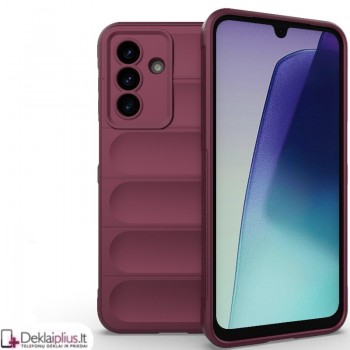 Magic Shield guminis dėklas - bordo spalvos (Samsung Galaxy A17/A18)
